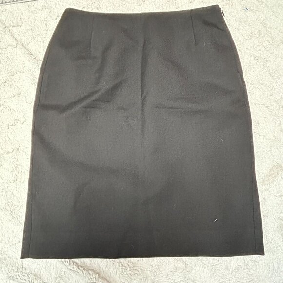 Balenciaga Paris Pencil Mini Skirt Size 40 Black Classic Lined Made in Italy - Picture 1 of 8